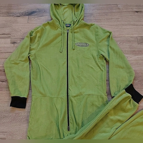 Starwars Yoda Bodysuit Pajamas Costume Onies Sleepwear Green Size Large Unisex - Picture 5 of 12